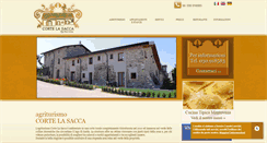Desktop Screenshot of agriturismocortelasacca.com